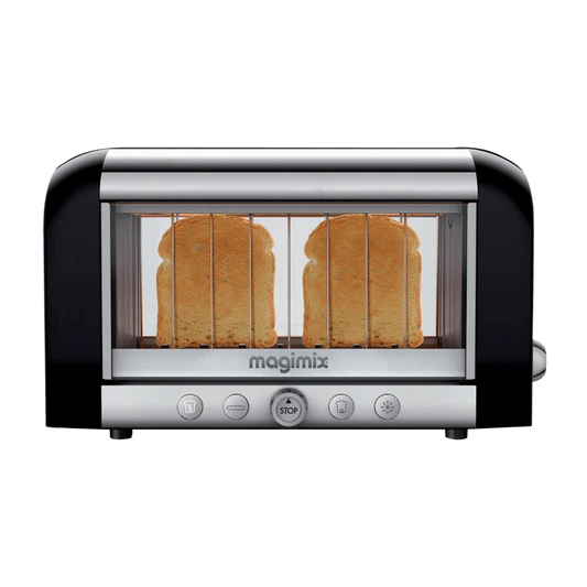Magimix black vision toaster toasting bread