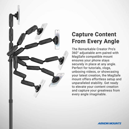 Remarkable Creator™ Pro+Plus Clamp Mount - MagSafe Compatible