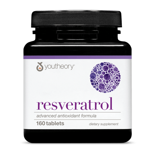 RA.00309 Youtheory Resveratrol Advanced 160 Capsules Product Main Image