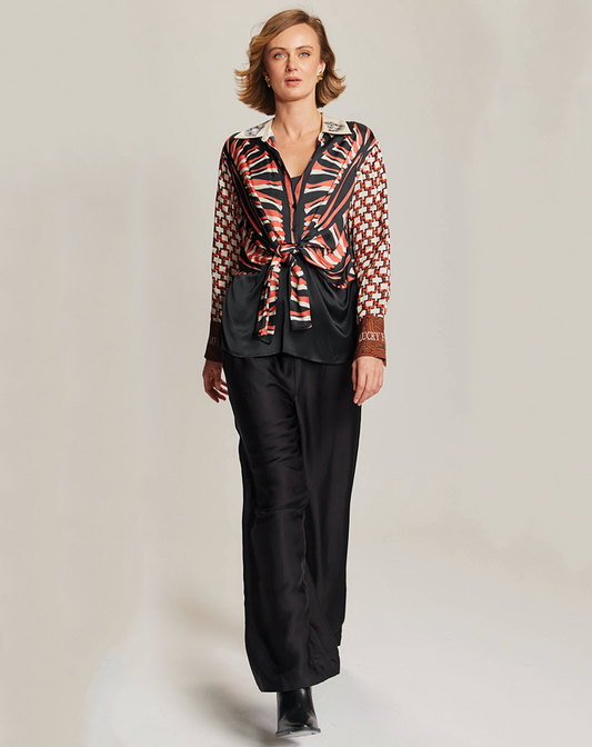 Reyna Rodeo Tie Shirt
