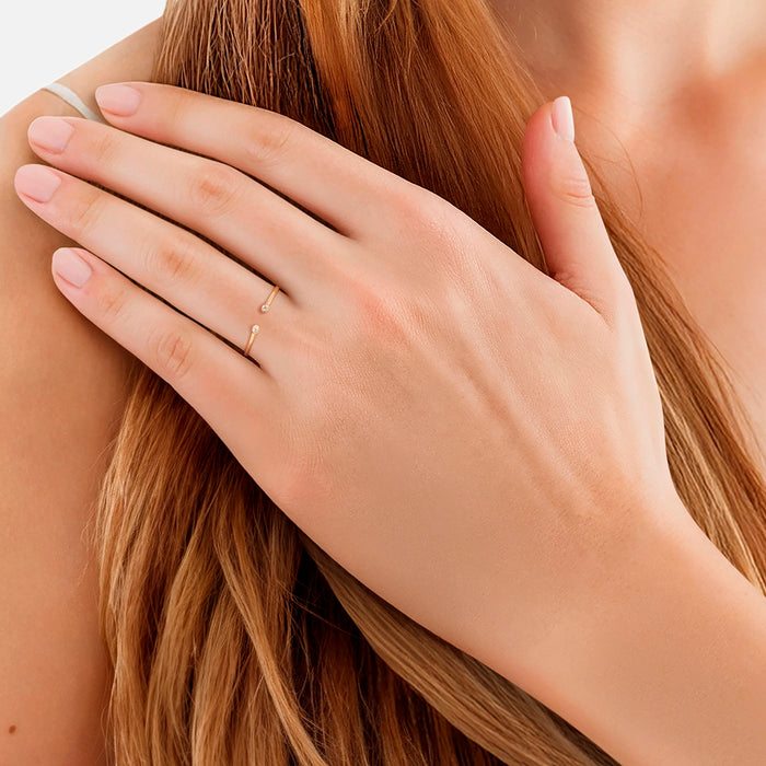 Ring für Damen mit Topas
