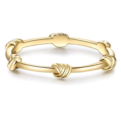 Ring Knoten gold