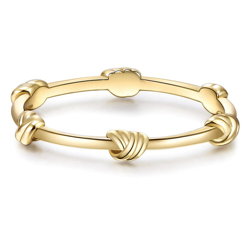 Ring Knoten gold