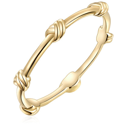 Ring Knoten gold