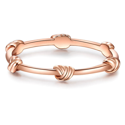 Ring Knoten roségold