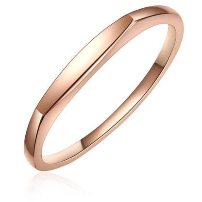 Ring roségold schlicht