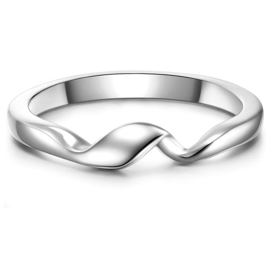 Ring Welle silber