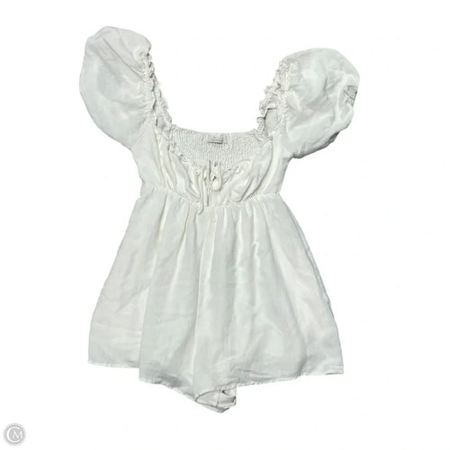 Romper By Urban Outfitters In White, Size: S
