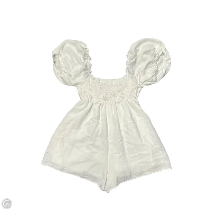 Romper By Urban Outfitters In White, Size: S