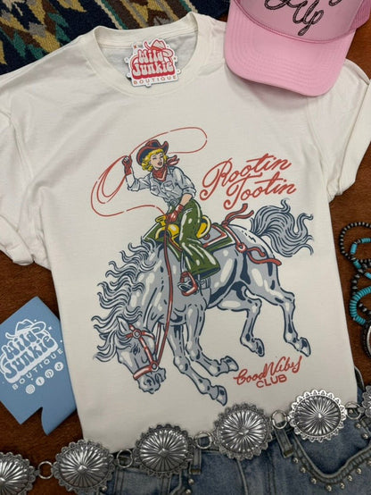 Rootin Tootin Cowgirl Graphic TeeNaturalS