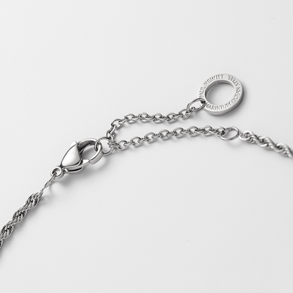 Rope Chain Armkette Silber