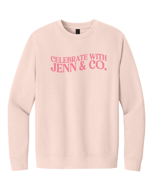 Jenn & Co. Rose Sweatshirt / Celebrate with Jenn & Co.