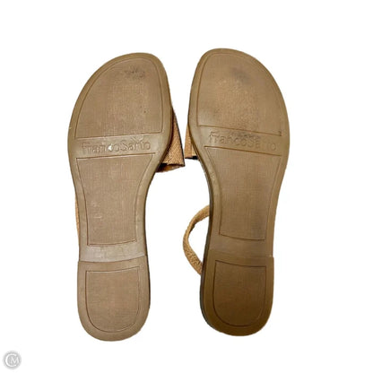 Sandals Flats By Franco Sarto In Brown, Size: 9