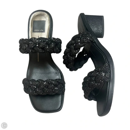 Sandals Heels Block By Dolce Vita In Black, Size: 7