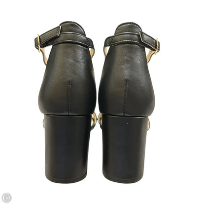 Sandals Heels Block By Jones New York In Black, Size: 9.5