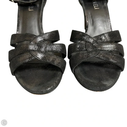 Sandals Heels Block By Vaneli In Black, Size: 8.5