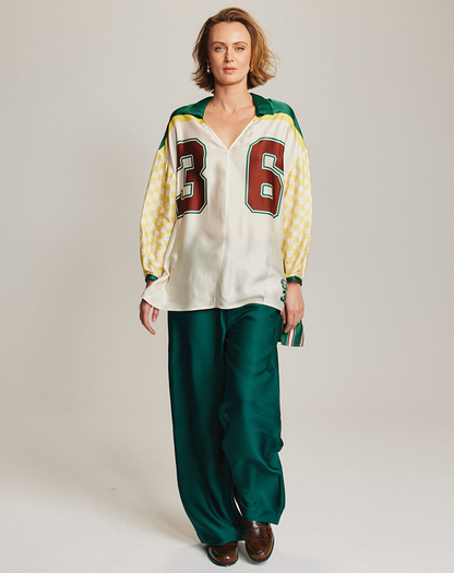 Savannah Wide Green Pants