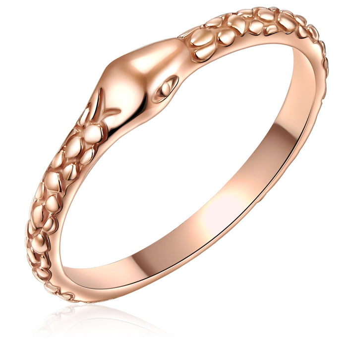 Schlangenring roségold
