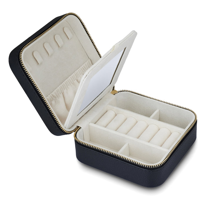 Schmuck Organizer mit Spiegel Medium schwarz