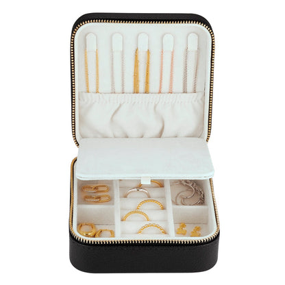 Schmuck Organizer mit Spiegel Medium schwarz