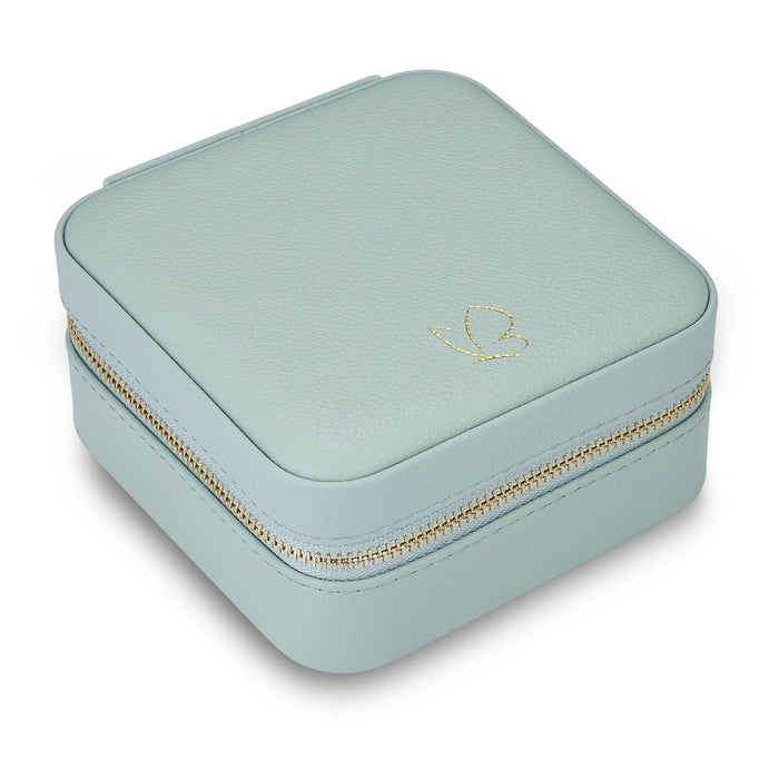 Schmuck Organizer mit Spiegel Medium türkis