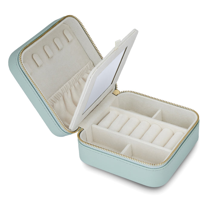 Schmuck Organizer mit Spiegel Medium türkis