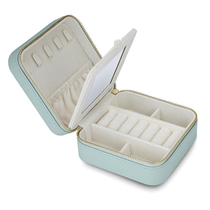 Schmuck Organizer mit Spiegel Medium türkis