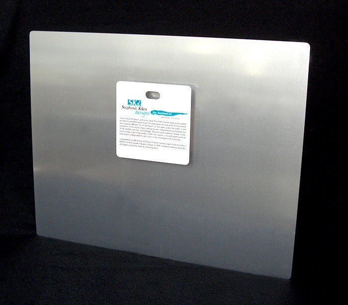 Sea Grass Turtle Aluminum Wall Art