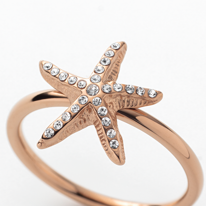 Sea Star Ring Roségold