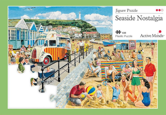 Seaside Nostalgia: Active Minds Puzzle for People with Dementia - Tabtime Limited