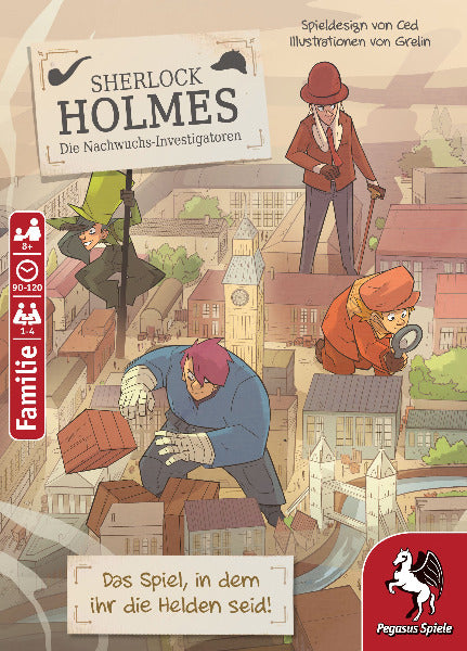 Sherlock Holmes - Kooperativer Krimi-Spielecomic für bis zu 4 Detektive