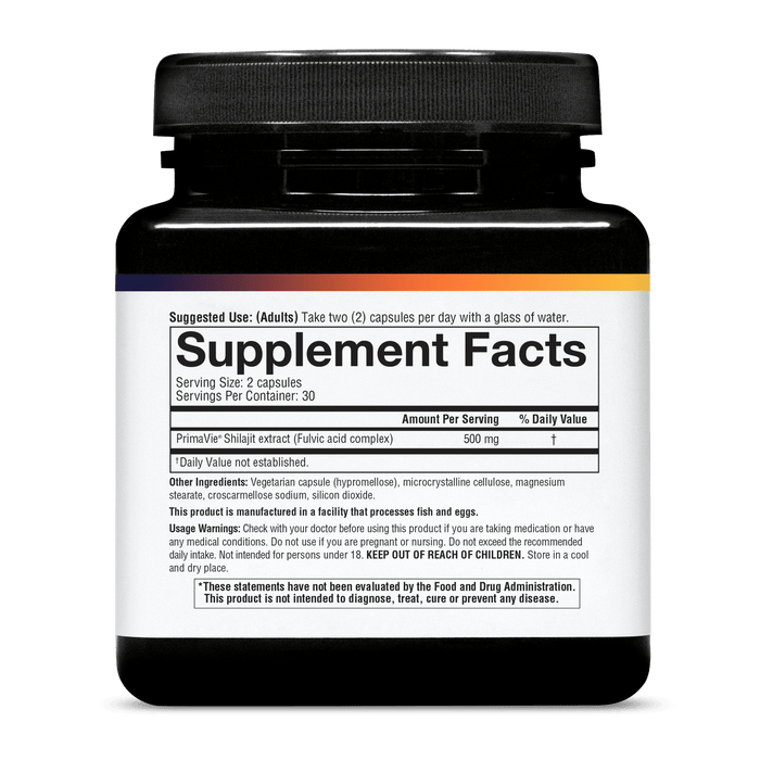 SHA.00757 Youtheory Shilajit 60 Capsules Product Image - Right
