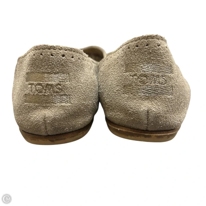 Shoes Flats By Toms In Taupe, Size: 7