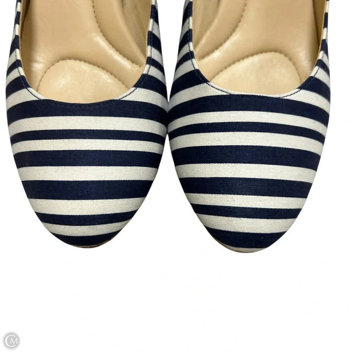 Shoes Heels Kitten By Kelly And Katie In Striped Pattern, Size: 9.5