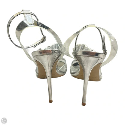 Shoes Heels Stiletto By Marc Fisher In Silver, Size: 6.5