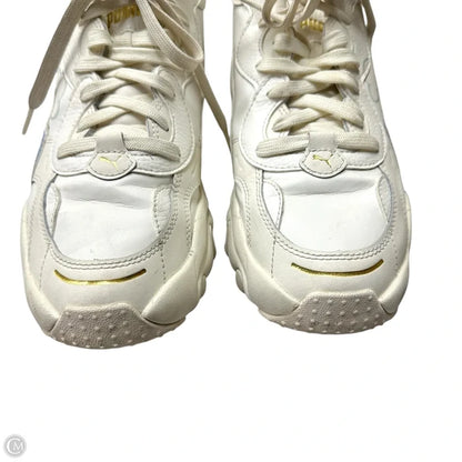 Shoes Sneakers By Puma In Blue & Cream, Size: 10