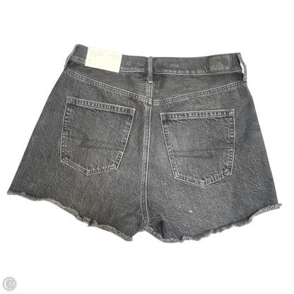Shorts By American Eagle In Black Denim, Size: 8