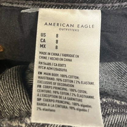 Shorts By American Eagle In Black Denim, Size: 8