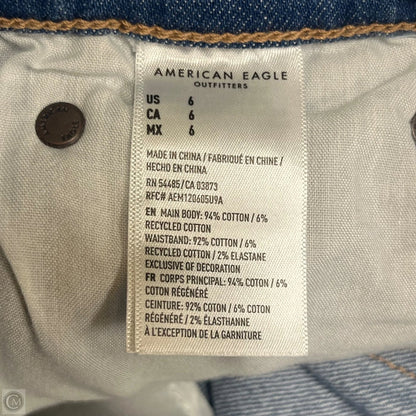 Shorts By American Eagle In Blue Denim, Size: 6