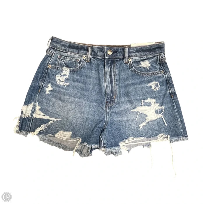 Shorts By American Eagle In Blue Denim, Size: 8