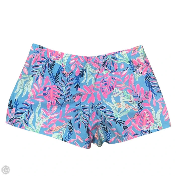 Shorts Designer By Lilly Pulitzer In Blue & Pink, Size: Xl
