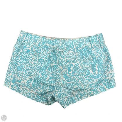 Shorts Designer By Lilly Pulitzer In Blue & White, Size: 0