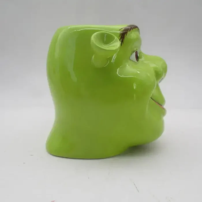 Shrek - Face Grin Ogre Ceramic 3D Sculpted Mug