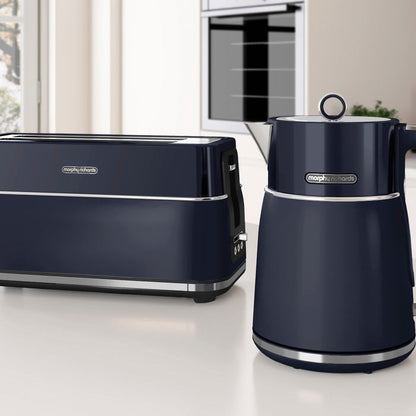navy kettle and toaster set