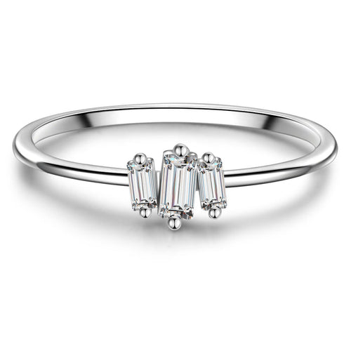 Silberring mit Zirkonia