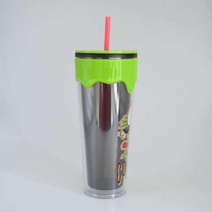 Silver Buffalo Courage The Cowardly Dog 26oz Plastic Drip Tumbler