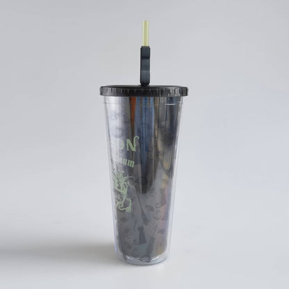 Silver Buffalo Hocus Pocus Glow in the Dark 24oz Plastic Cold Cup w/ Lid