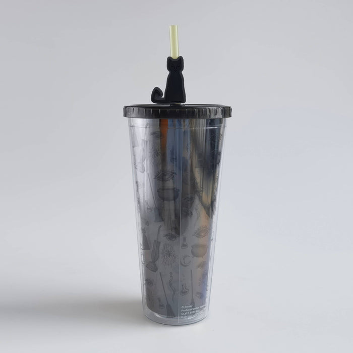 Silver Buffalo Hocus Pocus Glow in the Dark 24oz Plastic Cold Cup w/ Lid