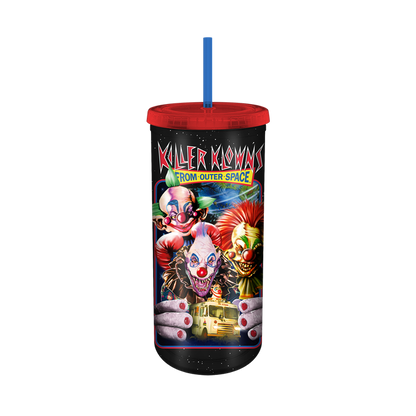 Silver Buffalo Killer Klowns Outer Space Trio 20oz Plastic Tall Cold Cup