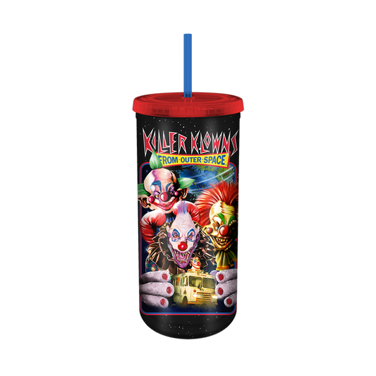 Silver Buffalo Killer Klowns Outer Space Trio 20oz Plastic Tall Cold Cup